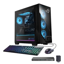 ASUS - ROG G700 Gaming Desktop,Intel Core Ultra 7 265KF,32GB DDR5,1TB SSD+1TB Dock,GeForce RTX 5060,Windows 11 - Black