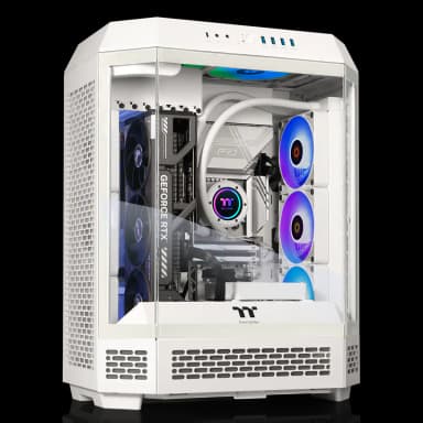 Thermaltake - Reactor 9880S Gaming Desktop AMD Ryzen 7 9800X3D 2024, 32GB DDR5, NVIDIA GeForce RTX 5080, 2TB NVMe M.2 - White