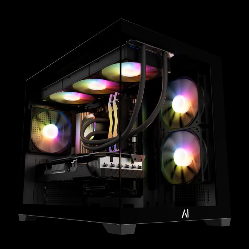 Andromeda Insights - AI Gaming PC Spectra | NVIDIA GeForce RTX 5070 | Ryzen 5 9600X (5.4 GHz Turbo) | 16GB DDR5 | 1TB Gen4 SSD - Black