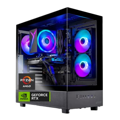 Skytech Gaming - Skytech AZURE3 Gaming Desktop - AMD Ryzen 7 5700, 3060, 16GB 3200 MHz DDR4 SDRAM, 650W GOLD PSU - Black