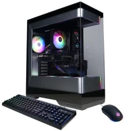 CyberPowerPC - Gaming Desktop - AMD Ryzen 7 8700F 2024 - AMD Radeon RX 9060 8GB - 16GB DDR5 Memory - 1TB SSD Storage - Black
