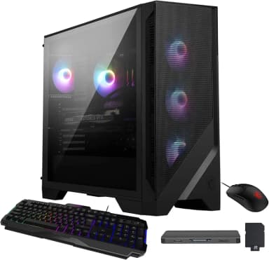 MSI - Codex R2 AI Gaming Desktop,Intel Ultra 7 265,RTX 5060 Ti 8GB GDDR7,32GB DDR5,2TB SSD+1TB Dock Station,Win 11 - Black