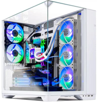 Skytech Gaming - Skytech O11V - AMD Ryzen 7 7700X, 9070XT, 16GB 6000 MHz DDR5 RAM, 850W GOLD A3 PSU - White