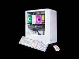 Thermaltake - Quartz R66 Gaming PC: Ryzen 5 5600, RX 6600, 16GB RGB DDR4, 1TB NVMe, WiFi, Win 11
