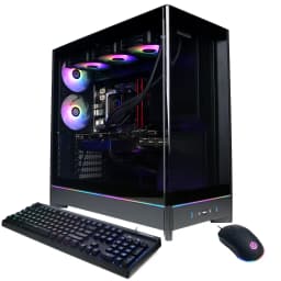 CyberPowerPC - Gaming Desktop - AMD Ryzen 7 9800X3D 2024 - NVIDIA GeForce RTX 5080 16GB - 32GB DDR5 Memory - 2TB SSD Storage - Black