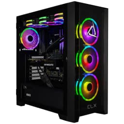 CLX - SET Gaming Desktop - Intel Core Ultra 9 285K - 64GB DDR5 5600 Memory-GeForce RTX 5090 -2TB NVMe M.2 SSD -4TB HDD Storage - Black
