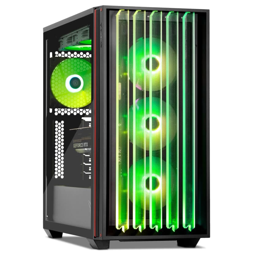YEYIAN - Gaming PC Mirage S 265FC-5701U - Intel Core Ultra 7 - 32GB DDR5 - RTX 5070 - SKU: YPI-MS265FC-5701U - Black
