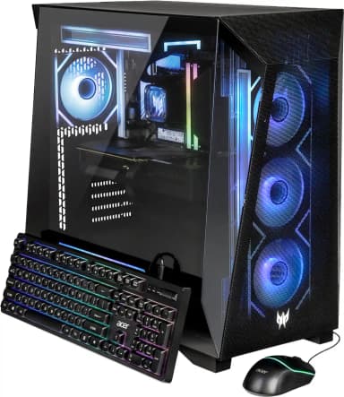 Acer - Predator Orion Gaming Desktop - Intel Core Ultra 7 265KF 2024 - GeForce RTX 5070 Ti - 32GB DDR5 Memory – 1TB Storage - Black