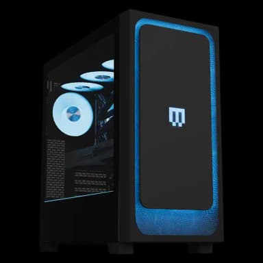 MAINGEAR - MG-1 Sapphire Gaming Desktop - NVIDIA GeForce RTX 5080 - Intel Core Ultra 7 270K Plus - 32GB DDR5 - 2TB NVMe - Black