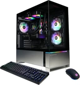 CyberPowerPC - Gaming Desktop - AMD Ryzen 7 8700F - NVIDIA GeForce RTX 5070 12GB - 32GB DDR5 - 2TB PCIe 4.0 SSD - Black