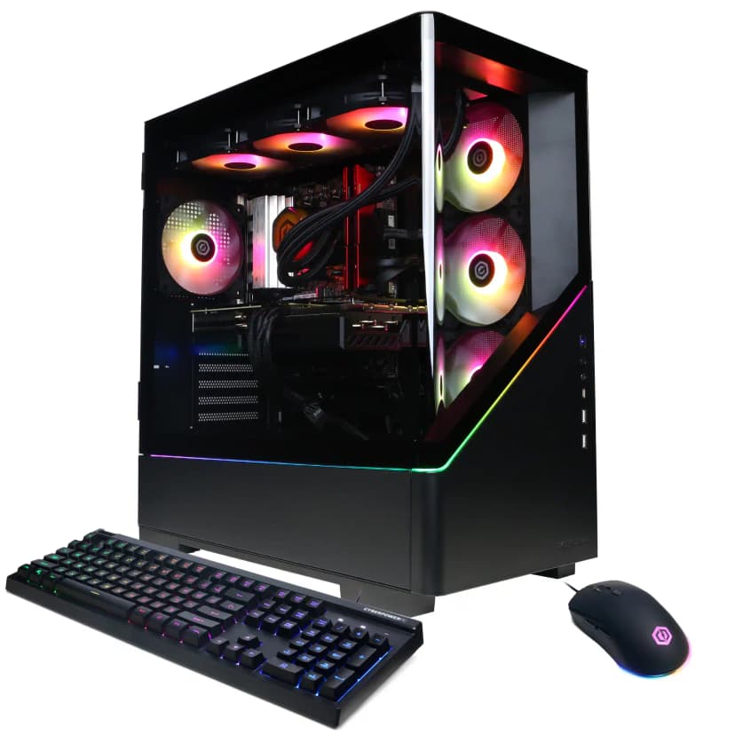 CyberPowerPC - Gaming Desktop - Intel Core Ultra 5 250KF Plus 2026 - NVIDIA GeForce RTX 5070 12GB - 32GB DDR5 Memory - 1TB SSD Storage - Black