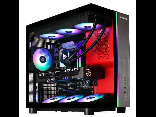 STORMCRAFT - PHANTOM Gaming PC: Intel Core Ultra 7 270K Plus, RTX 5070 Ti, 32GB DDR5, 2TB NVMe, 360mm AIO, 850W, Win 11