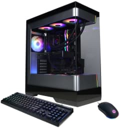 CyberPowerPC - Gaming Desktop - AMD Ryzen 9 9900X 2024 - NVIDIA GeForce RTX 5070 12GB - 32GB DDR5 Memory - 2TB SSD Storage - Black