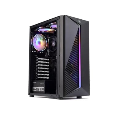 MXZ - Gaming PC Computer AMD Ryzen 5 5600GT,AMD Radeon Vega 7 Graphics,16GB DDR4,NVME M2 1TB,Windows 11 Pro Ready to Use - Black