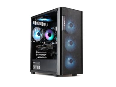 MXZ - Gaming Desktop Pc,Intel I5 14400F,GeForce RTX 4070S,1TB SSD NVME,16G DDR4,RGB,Wifi & Win 11 Ready - Black