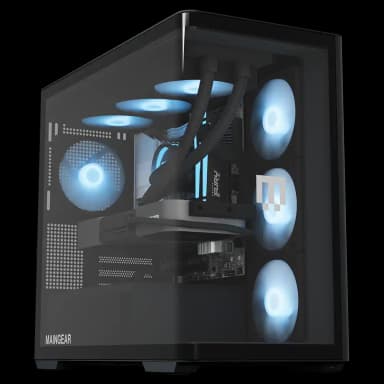 MAINGEAR - Zero Amethyst Gaming Desktop - NVIDIA GeForce RTX 5090 - Intel Core Ultra 7 270K Plus - 32GB DDR5 - 2TB NVMe SSD - Black