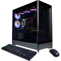 CyberPowerPC - Gaming Desktop - AMD Ryzen 7 9800X3D - NVIDIA GeForce RTX 5080 16GB - 32GB DDR5 - 2TB PCIe 4.0 SSD - Black