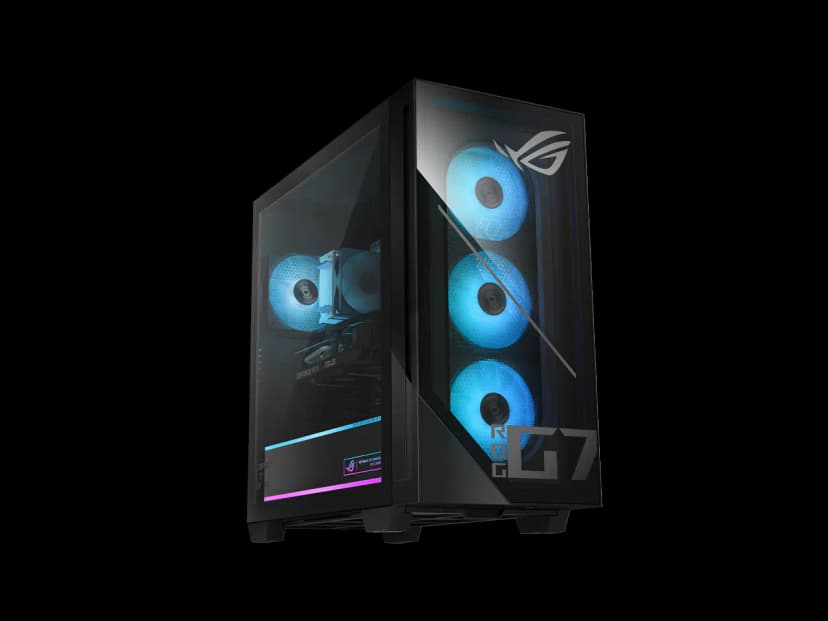 ASUS - G700TF Gaming PC: Core Ultra 5 225F, RTX 5060 Ti, 16GB DDR5, 1TB SSD, Win 11 - Black