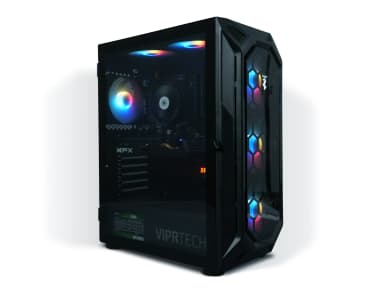 ViprTech - Rebel 4.0 Gaming PC - AMD Ryzen 7 (4.1Ghz Turbo), RTX 4060 8GB, 16GB DDR4, 1TB SSD, Computer, B - White