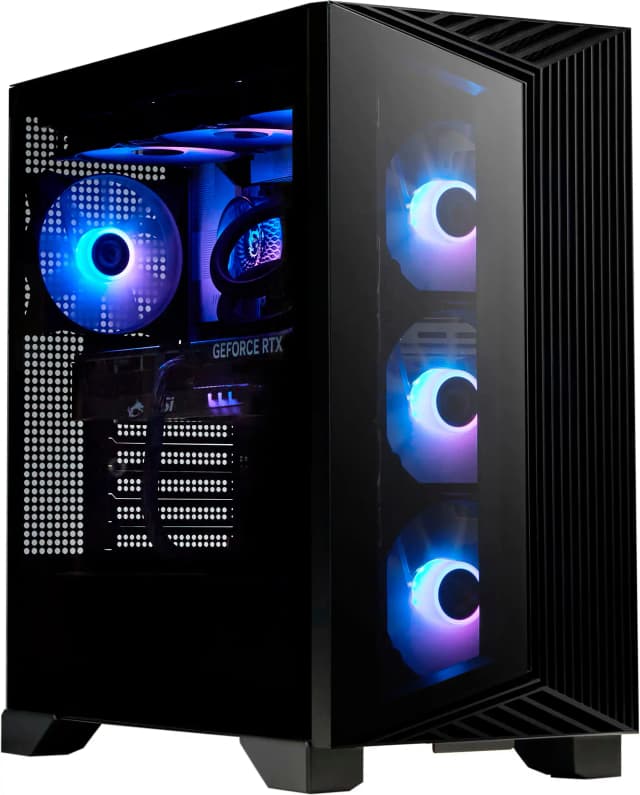 MSI - Aegis ZS2 Gaming Desktop - AMD Ryzen R9-7900X 2022 - 32GB Memory - NVIDIA GeForce RTX 5060Ti 8GB - 1TB Storage - Black