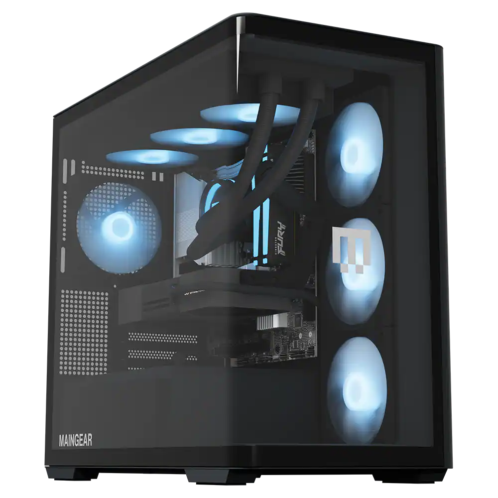 MAINGEAR - Zero Emerald Gaming Desktop - NVIDIA GeForce RTX 5070 - Intel Core Ultra 5 250K Plus - 32GB DDR5 - 2TB NVMe SSD - Black