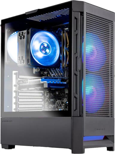 Skytech Gaming - Skytech BLAZE4MINI - AMD Ryzen 5 5500, 3050 (6GB), 16GB 3200 MHz DDR4 SDRAM, 650W GOLD PSU - Black