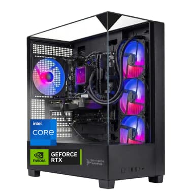 Skytech Gaming - Skytech SHADOW5 Gaming Desktop - Intel Core i7 14700F, 5060 Ti 8G, 32GB 3200 MHz DDR4 SDRAM, 750W GOLD PSU - Black