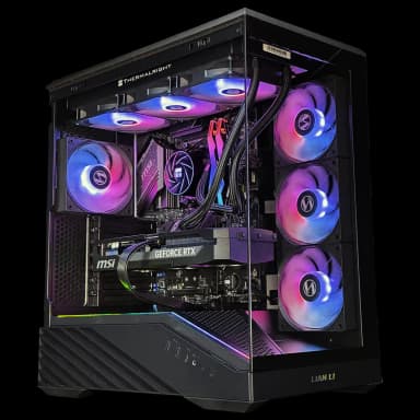 Andromeda Insights - Ultra Intel 50 Vector Gaming PC - NVIDIA GeForce RTX 5080 | Core Ultra 7 265KF | 32GB DDR5 | 2TB SSD - Black