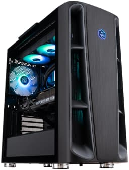 ADVANCED BATTLESTATIONS - ABS Kaze II Ruby Prebuilt Gaming PC - Windows 11 AMD Ryzen 7 9800X3D GeForce RTX 5080 16GB DLSS 4 32GB DDR5 2TB NVMe SSD - Black