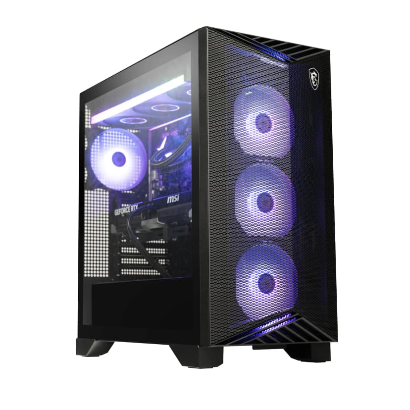 MSI - Aegis ZS2 Gaming Desktop - AMD Ryzen R9 9900X 2024 - 32GB Memory - NVIDIA GeForce RTX 5070Ti - 2TB Storage - Black