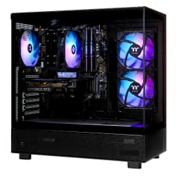 TECHNOID - Glass –NVIDIA GeForce RTX 5060 –Intel Core i5-14600KF –32GB DDR5 –1TB SSD –AI Ready –VR Compatible –Win 11 Home - Black