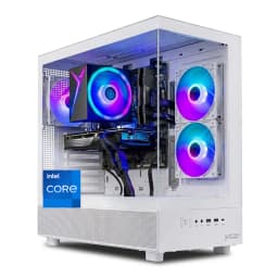 Skytech Gaming - Skytech AZURE3 - Intel Core i5 14400F, ARC A580, 16GB 3200 MHz DDR4 SDRAM, 650W GOLD PSU - White