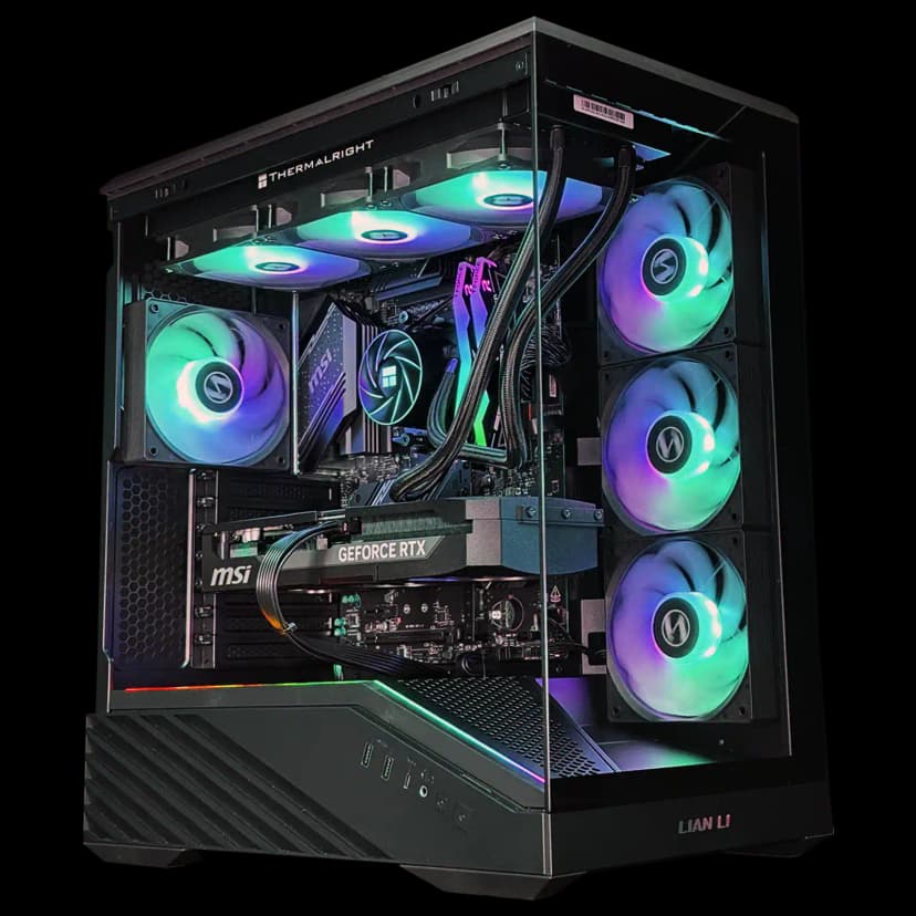 Andromeda Insights - Elite Intel 50 Vector Gaming PC - NVIDIA GeForce RTX 5070 Ti | Core Ultra 7 265KF | 32GB DDR5 | 2TB SSD - Black
