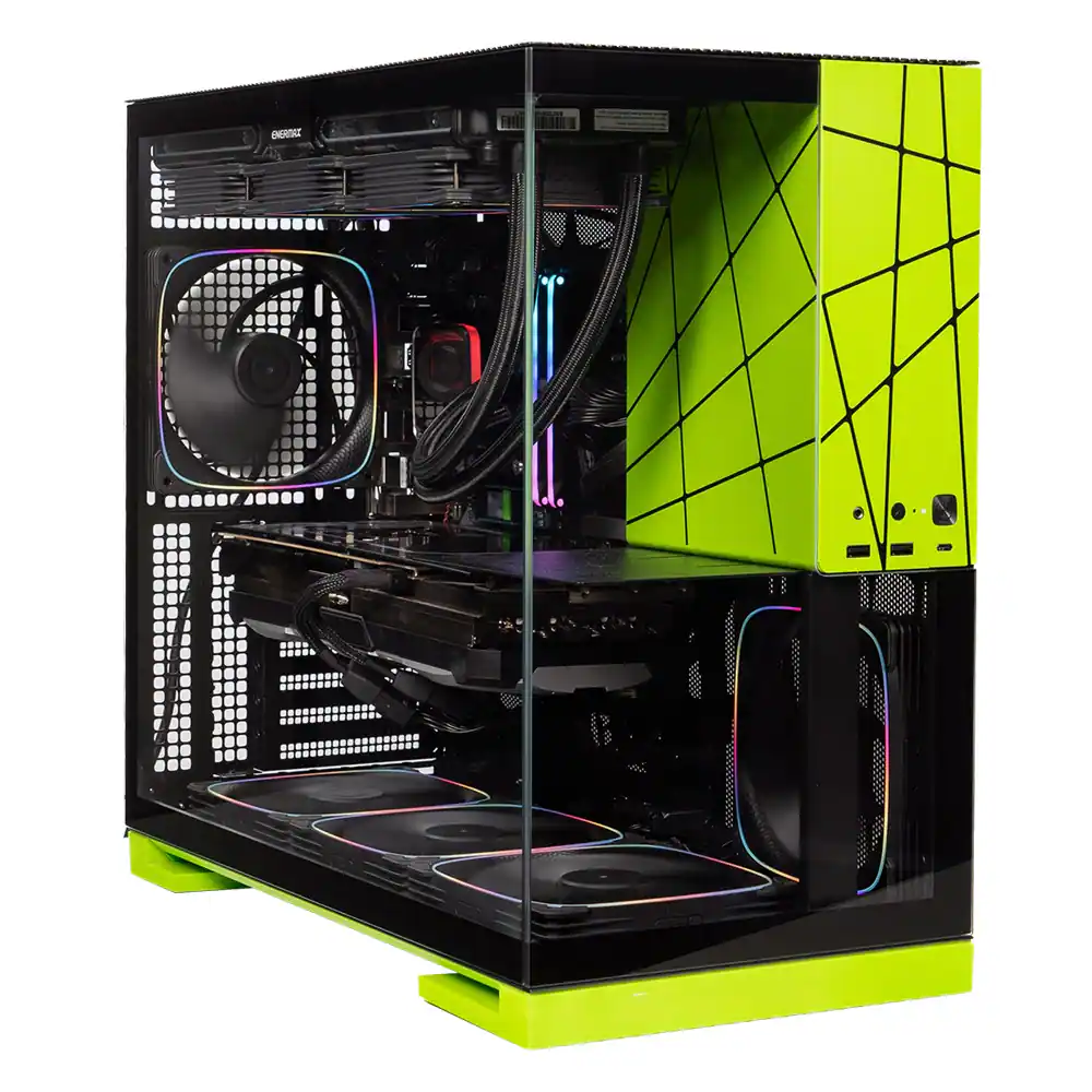 Skytech Gaming - Skytech VIPER - AMD Ryzen 7 7700, 9070XT, 16GB 6000 MHz DDR5 RAM, 850W GOLD PSU - Green