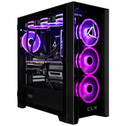 CLX - SET Gaming Desktop - Intel Core Ultra 7 265F - 32GB DDR5 5600 Memory - GeForce RTX 5070 - 2TB NVMe M.2 SSD - Black
