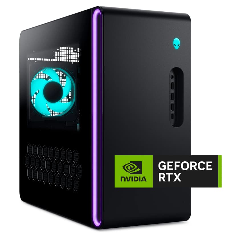 Alienware - Aurora Gaming Desktop - Intel Core Ultra 9 Series 2 285 2025 - 32GB Memory - NVIDIA GeForce RTX 5070 12GB - 2TB Storage - Black