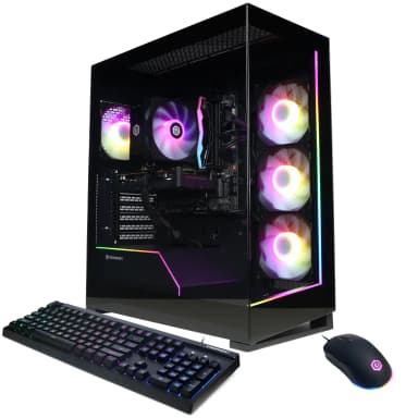 CyberPowerPC - Gaming Desktop - Intel Core Ultra 225F 2025 - NVIDIA GeForce RTX 5060 Ti 8GB - 16GB DDR5 Memory - 2TB SSD Storage - Black