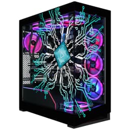 CLX - Horus Gaming Desktop-Intel Core Ultra 9 285K-64GB DDR5 Memory-GeForce RTX 5070 Ti-2TB NVMe M.2 SSD, 6TB HDD Storage - Black