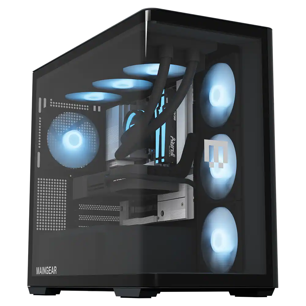 MAINGEAR - Zero Platinum Gaming Desktop - NVIDIA GeForce RTX 5070 - AMD Ryzen 7 7800X3D - 32GB DDR5 - 2TB NVMe SSD - Black