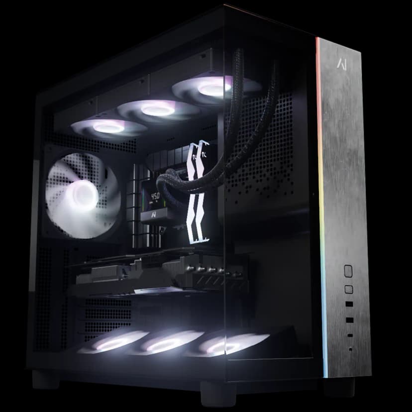 Andromeda Insights - AI 50 Quasar V3 Gaming PC RTX 5090 32GB | Ryzen 7 9800X3D 4.7 GHz (5.2 GHz Turbo) | 32GB DDR5 6000MHz | 2TB Gen4 SSD - Black