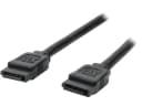Nippon Labs - SATA3-R-1.5FT-BK 1.5 ft. SATA3 Straight to SATA3 Straight Copper Round Cable Black