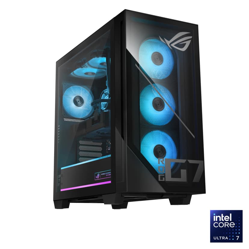 ASUS - ROG G700 Gaming Desktop - Intel Core Ultra 7 265KF (2024) - 32GB Memory - NVIDIA GeForce RTX 5070 12GB - 2TB Storage - Black
