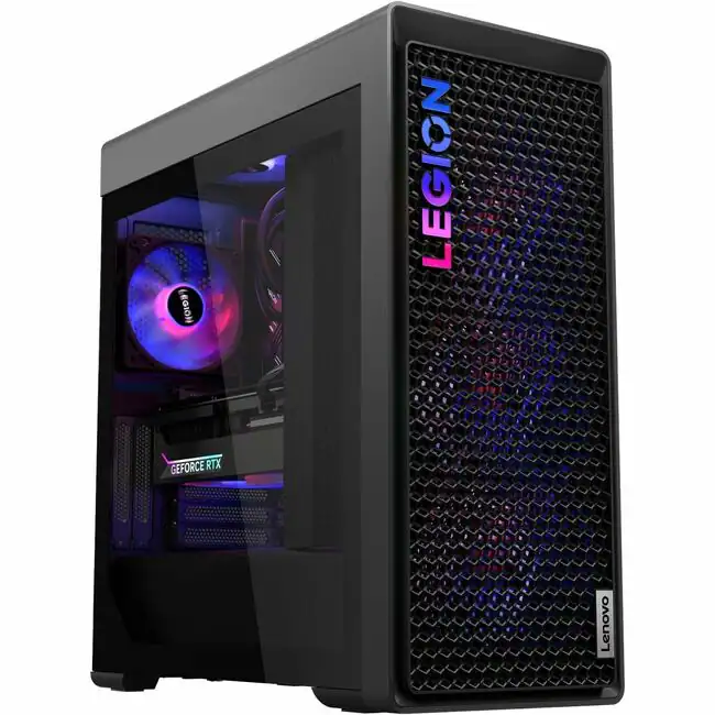 Lenovo - Legion T7 Gaming Desktop Computer Intel Core Ultra 9 285K 64GB 2TB SSD NVIDIA GeForce RTX 5080 Storm Gray - Intel - Luna Gray