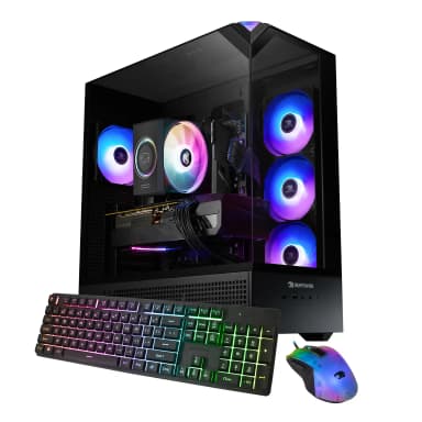 iBUYPOWER - Element Gaming Desktop PC - Intel Core Ultra 5 250KF Plus, NVIDIA RTX 5070 12GB, 16GB DDR5 RAM, 1TB SSD_EBI5N5701 - Black