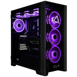 CLX - SET Gaming Desktop - AMD Ryzen 9 9900X3D - 32GB DDR5 5600 Memory - GeForce RTX 5090 - 2TB NVMe M.2 SSD - Black