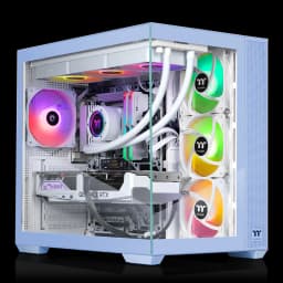 Thermaltake - LCGS View i1470TH-380 Gaming Desktop Intel Core i9-14900KF 2025 32GB DDR5 Memory NVIDIA GeForce RTX 5070 Ti 2TB NVMe M.2 - Blue