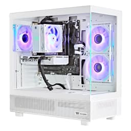 TECHWHIZ - CrystalForge PC - (AMD Ryzen 7 9700X - RTX 5070 - 32GB RAM DDR5 - 2TB SSD - Windows 11 P - Wifi - AI Ready) - White