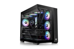 Thermaltake - LCGS View 9880-380 Gaming Desktop AMD Ryzen 7 9800X3D 2024, 32GB DDR5, NVIDIA GeForce RTX 5080, 1TB NVMe M.2 - Black