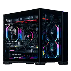 Velztorm - Gemmix Desktop PC (Ryzen 7 5700X, 64GB, 2TB SSD, Radeon RX 6900 XT, WiFi 4, Win 11 Pro) - Black